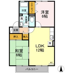 ガーデンコート　Ｂ棟の物件間取画像